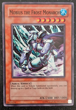 Mobius the Frost Monarch SOD-EN022 Super Rare Yugioh - LP - Image 1