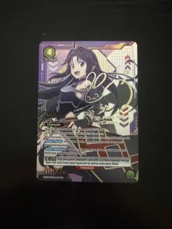 Signed UNION ARENA SAO Yuuki Parallel UEX06BT/SAO-2-069 SR** English NM - Image 1