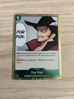 OP14-037 For Fun - English NM ONE PIECE TCG Card Game - Image 1