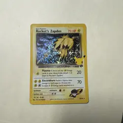 Pokemon TCG Rockets Zapdos Holo Classic Collection 15/132 Celebrations NM - Image 1