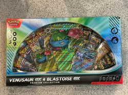 Pokemon TCG Venusaur EX and Blastoise EX Premium Collection GameStop Exclusive - Image 1