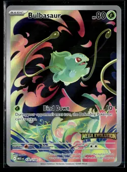 Bulbasaur 2025 Pokemon Mega Evolution Stamped NM #133 - Image 1