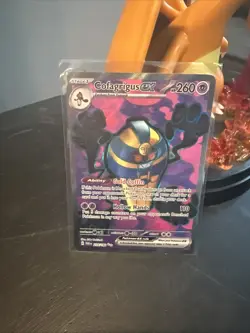 Pokemon TCG Cofagrigus EX Paradox Rift Holo Ultra Rare Card 224/182 - Image 1