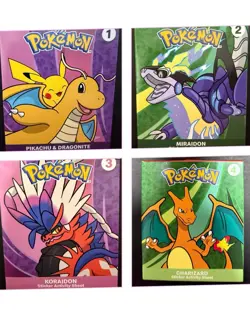 Pokemon Sticker Activity Sheets 2024 McDonalds #1, 2, 3, 4 Happy Meal Pokemon - Image 1