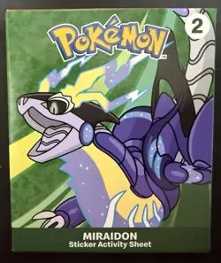 Pokemon Sticker Activity Sheets 2024 McDonalds #1, 2, 3, 4 Happy Meal Pokemon - Image 4