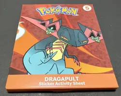 Pokemon Sticker Activity Sheets 2024 McDonalds #5, 6, 7, 8 Happy Meal Pokemon - Image 2