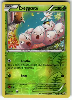 Exeggcute 1/108 XY - Roaring Skies LP Pokemon Card TCG - Image 1