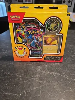 Pokemon Day 2026 Collection Box / Pikachu 30th Anniversary Promo Factory Sealed - Image 1