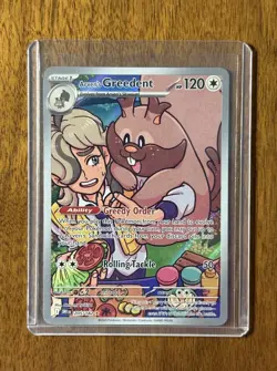 Arven's Greedent 205/182 Destined Rivals Illustration Rare Pokemon TCG - NM - Image 1