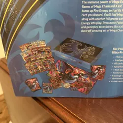 Pokemon Mega Charizard X ex Ultra Premium Collection Box Sealed New UPC - Image 5