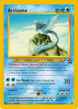 Articuno - #48 WOTC Black Star Promo - Pokemon TCG - 2002 - Image 1
