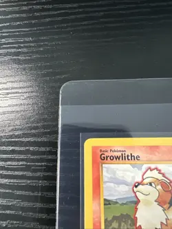 Growlithe 42/130 Base Set 2 WOTC Vintage Pokemon - Image 3