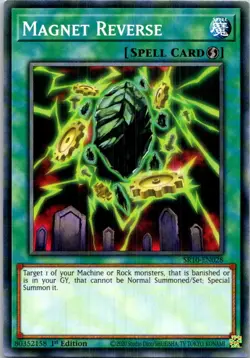 Magnet Reverse #SR10-EN028 Yugioh 1st Edition Lightly played - Image 1