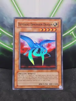 Yugioh Different Dimension Dragon DCR-015 Super Rare OG Print NM - Image 1
