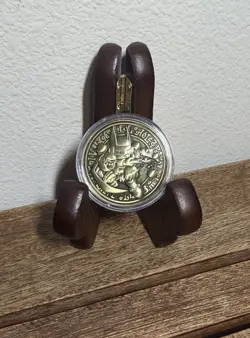 Yu-Gi-Oh! YGO YCS Pre Registration Coin Gold E.H. Bubble Man - Image 1