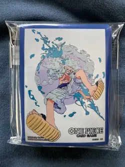 Monkey D. Luffy ONE PIECE Card Game Oﬃcial Card Sleeve New Sealed Nika Gear 5 - Image 1