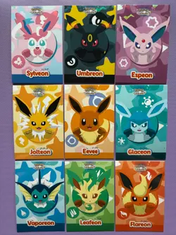 Pokemon Let's Go Eevee Card Database - Eeveelutions Circle Set - Image 1