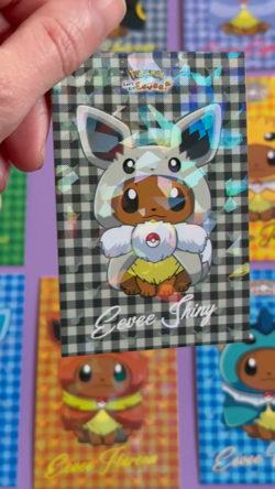 Eevee - Eeveelution Ponchos - Pokemon Let's Go Eevee Card Database Flannel Set - Image 2