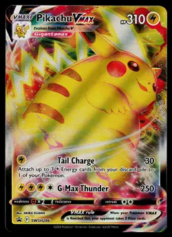 Pokemon Card - Pikachu VMAX Sword & Shield Promo SWSH286 Holo - Image 1