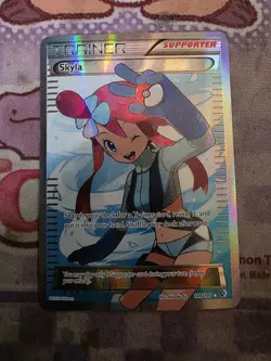 Pokemon TCG Skyla 149/149 BW Boundaries Crossed 2012 Full Art Trainer Card - Image 1