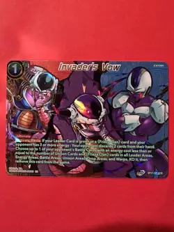 Invader’s Vow BT17-147 SCR Dragon Ball Super Card Game TCG - Image 1