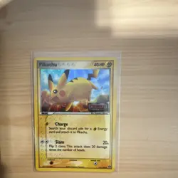 Nintendo Pokemon TCG Pikachu EX Power Keepers 57/108 Holo Basic Card - Image 1