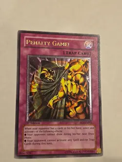 Penalty Game! Yugioh ULTIMATE Rare 1st Edition FET-EN051 NM Original Print Card - Image 2