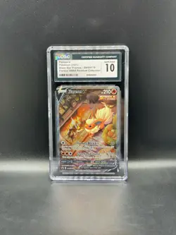 Flareon V SWSH179 SWSH: Sword & Shield Promo Cards Holo CGC 10 - Image 1