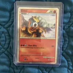 Entei Heartgold & Soulsilver HGSS20 Promo Holo Card - Pokemon Trading Card Game - Image 1