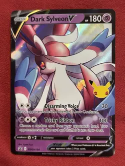 Dark Sylveon V - SWSH134 - Black Star Ultra Rare Promo 25th - Pokemon Card - NM - Image 1