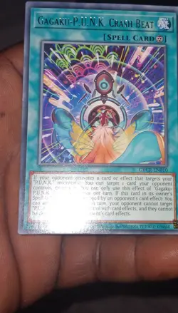 Yu-Gi-Oh! Gagaku-P.U.N.K. Crash Beat Spell Card & Magic: The Gathering Card Lot - Image 1