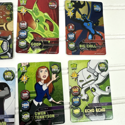 LOT OF 10 Ben 10 Alien Force Trading Cards Echo Big Chill Kevin Gwen DNAlien - Image 3