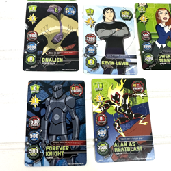 LOT OF 10 Ben 10 Alien Force Trading Cards Echo Big Chill Kevin Gwen DNAlien - Image 4