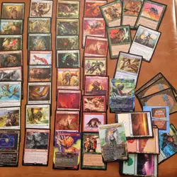 Gishath's Full Art Mythic ***DINOSAURS*** Tribal COMMANDER DECK MTG 100 Cards - Image 2