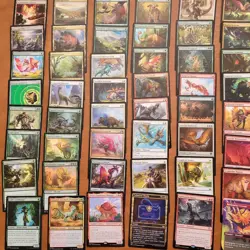 Gishath's Full Art Mythic ***DINOSAURS*** Tribal COMMANDER DECK MTG 100 Cards - Image 3