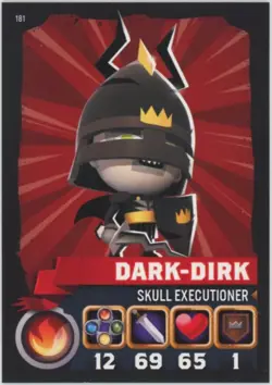 2015 Topps World of Warriors Trading Card Game Dark Dirk #181 - Image 1