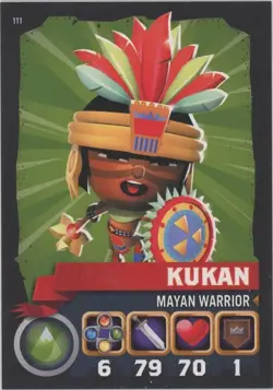2015 Topps World of Warriors Trading Card Game Kukan #111 - Image 1