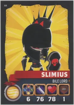 2015 Topps World of Warriors Trading Card Game Slimius #169 - Image 1