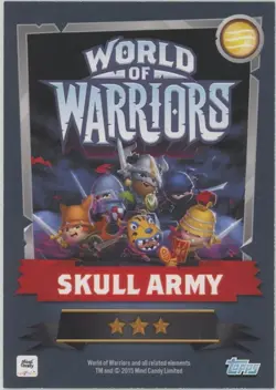 2015 Topps World of Warriors Trading Card Game Slimius #169 - Image 2