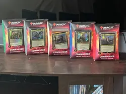 Magic the Gathering Ikoria Commander 2020 Sealed Case : Deck Set of 5 - Image 1