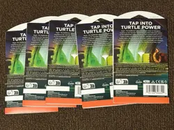 5 BOOSTER PACKS Magic The Gathering X Teenage Mutant Ninja Turtles 70 Cards - Image 2