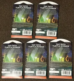 5 BOOSTER PACKS Magic The Gathering X Teenage Mutant Ninja Turtles 70 Cards - Image 3