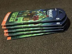 5 BOOSTER PACKS Magic The Gathering X Teenage Mutant Ninja Turtles 70 Cards - Image 5
