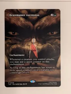 MTG - Beastmaster Ascension - TLE - M - Borderless - 39 - Image 1