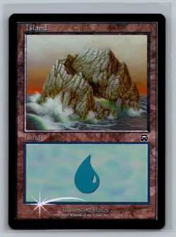 Magic The Gathering Mercadian Masques Island #337/350 Foil Land MTG TCG CCG - Image 1