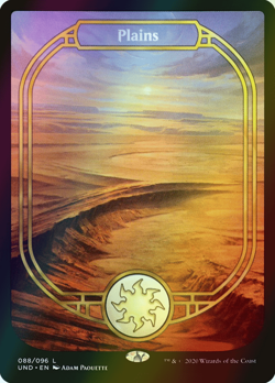 MTG Plains (88) Full Art Foil ** Unsanctioned ** English - Image 1