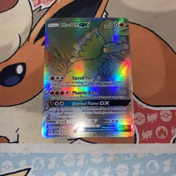 Pokemon TCG HO-OH GX Sun & Moon Sm80 Promo - Image 1