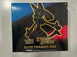 Pokemon TCG: Crown Zenith Elite Trainer Box - 10 Packs ETB 820650851476 - Image 1
