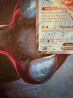 Pokemon Rotom EX Ultra Rare Holo 111/094 Me02 Phantasmal Flames 190 HP Lightning - Image 4
