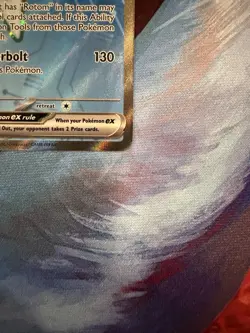 Pokemon Rotom EX Ultra Rare Holo 111/094 Me02 Phantasmal Flames 190 HP Lightning - Image 5
